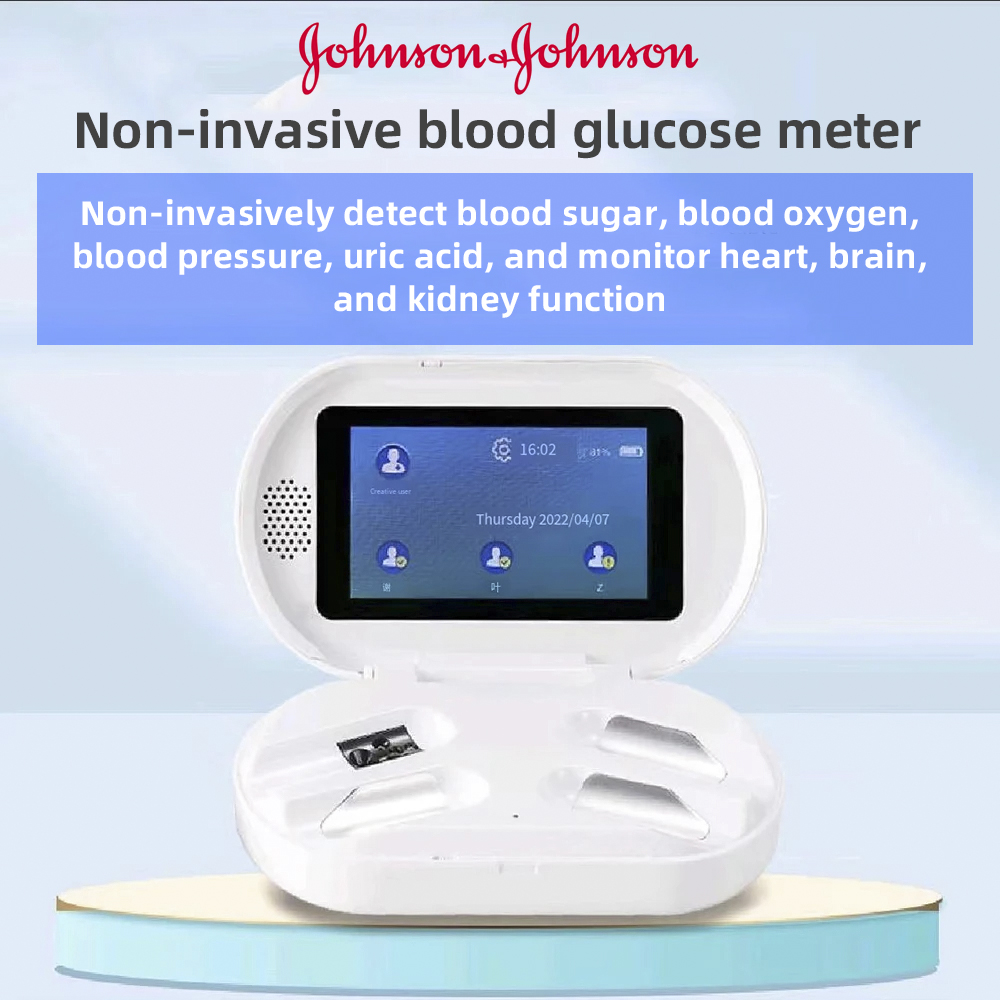 O mais novo modelo: mede o açúcar no sangue de forma não invasiva, mede com precisão o ácido úrico e monitora a função cardíaca, cerebral e renal.